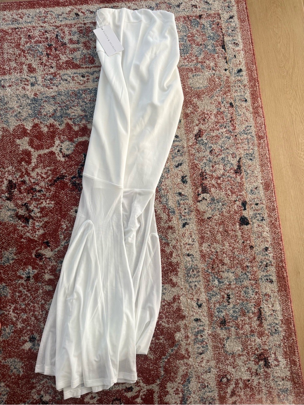Selfie Leslie White Maxi Dress